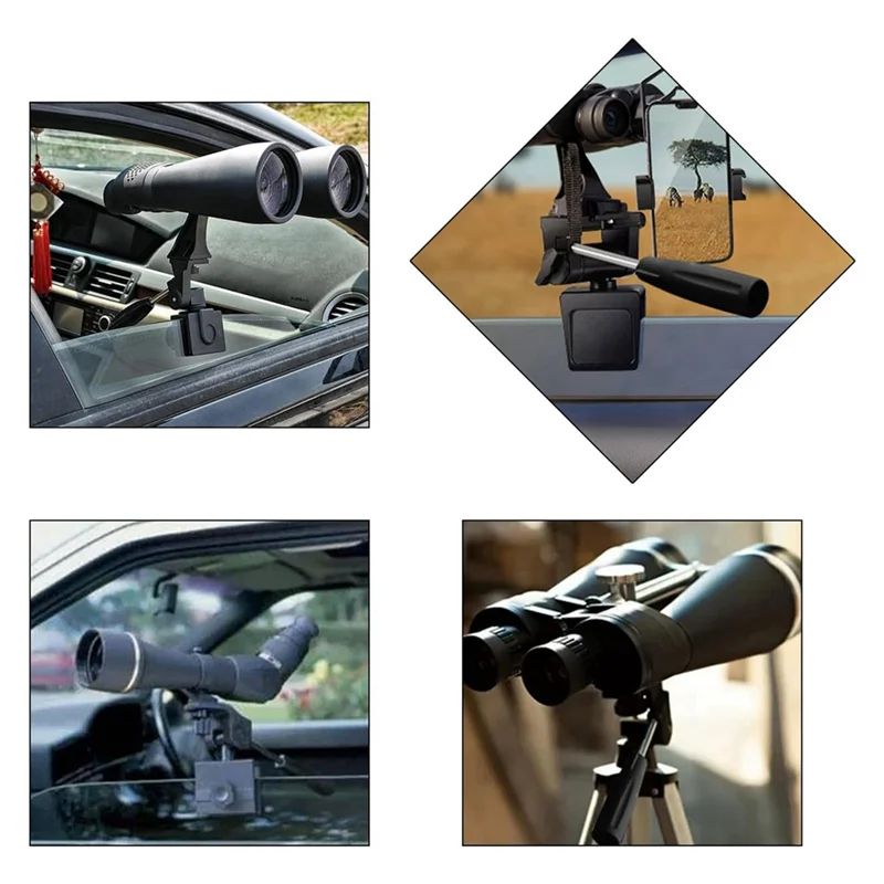 ABHI-Spotting Spiegel Window Mount Adapter Verstelbare Window Mount Clip voor Camera Telescoop Mount