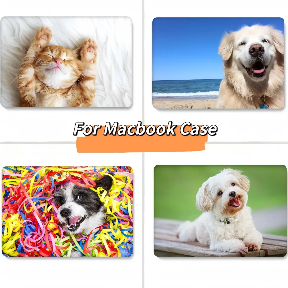 Cute Cat Print Laptop Case for MacBook Pro 14 M4 2024 Cover model A3401 14.2 Shell for Air/Pro M1 M2 M3 13 14 15 16 16.2 Case