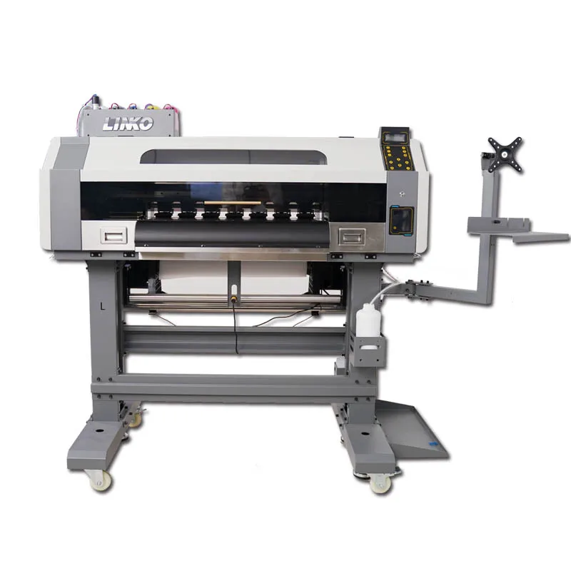 LINKO Best High Speed Dual Head I3200 A2 60cm DTF Printer Printing Machine tshirt DTF Printer 60cm with Powder Shaker