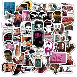 10/60Pcs Boxing Classic Fight Club Movie Posters Stickers Retro Fashion Decals for Laptop Scrapbook Luggage Phone Sticker Toys