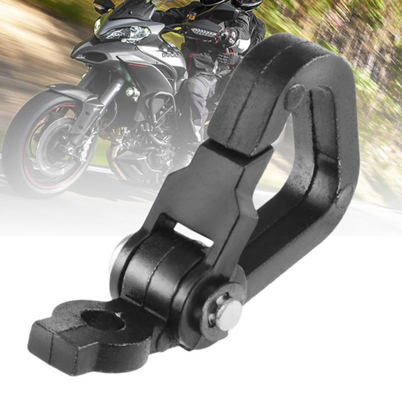 1PC Universal Motorcycle Motorbike Bike Helmet Spring Lock Hanger Hook - Durable Bike Accessory for Secure Storage