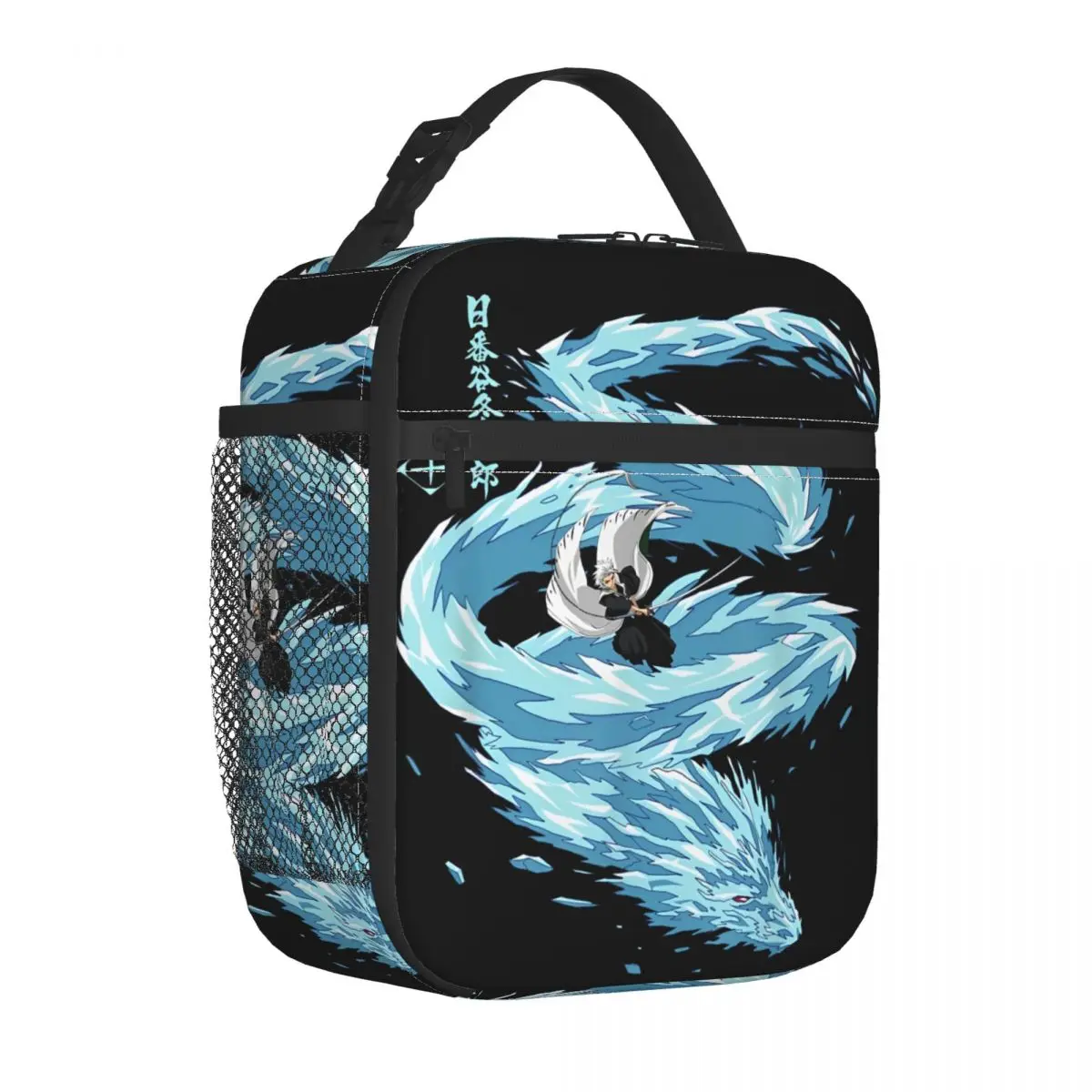 Bleachs Toshiro Dragon Insulated Lunch Bags Thermal Bag  Lunch Container Anime Large Lunch Box Tote Girl Boy Office Travel