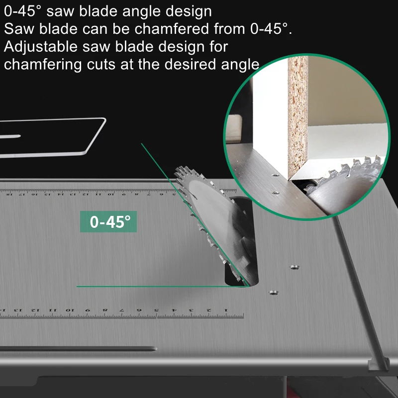 High power woodworking decoration table saw small household push table saw cutting board multifunctional cutting machine