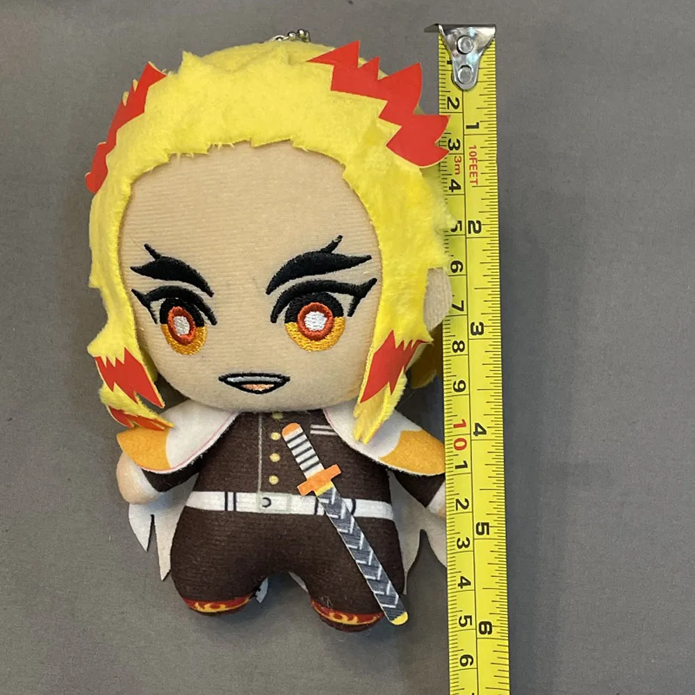 Breloczek pluszowy Demon Slayer 15 cm, japońskie anime Akaza Rui Iguro Obanai Tanjirou Kamado Nezuko, wypchane zabawki, zawieszka, prezent