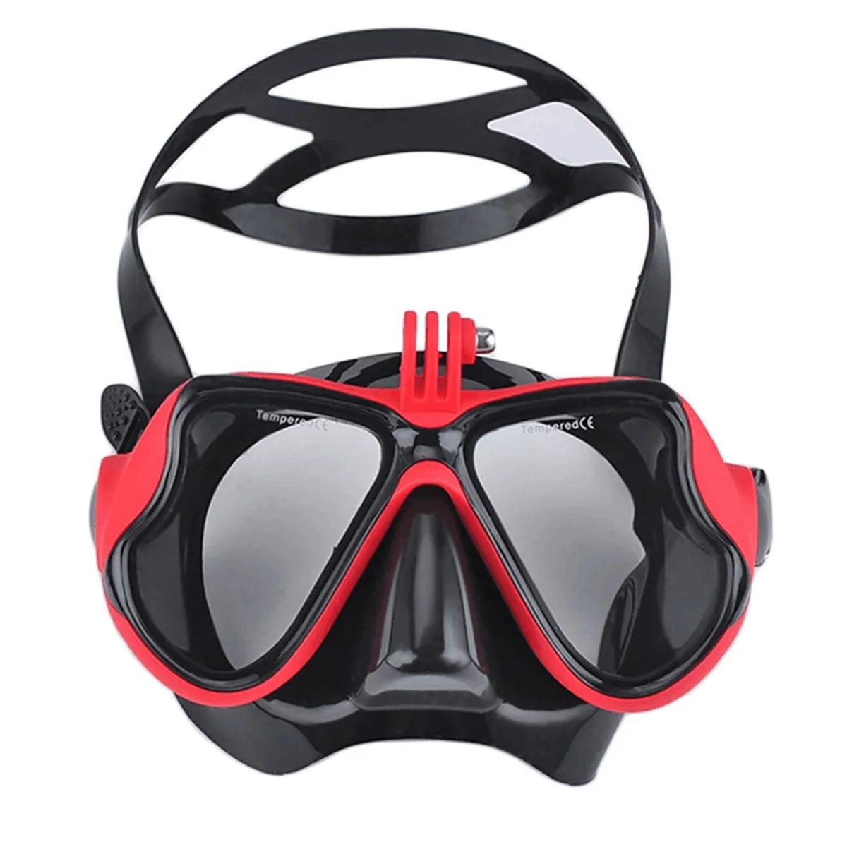 ABGN masque sous-marin professionnel caméra masque de plongée lunettes de natation tuba support de caméra de plongée sous-marine pour Gopro