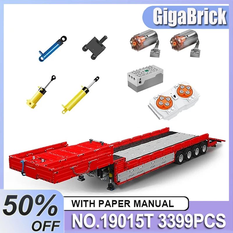 

Classic Mould King 19015T MOC Custom Technical Car Building Blocks Tractor Truck Model Assembly Bricks Toys Kids Christmas Gifts