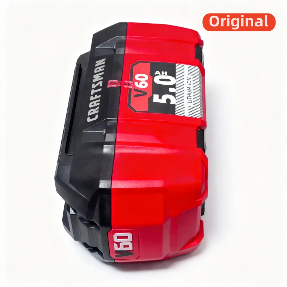 

100% Оригинальный аккумулятор 5Ач для CRAFTZMAN 60V V60 CMCB6025 CMCB6050, для электрического молотка, цепной пилы, гаечного ключа и электроинструментов Cub Cadet 60V
