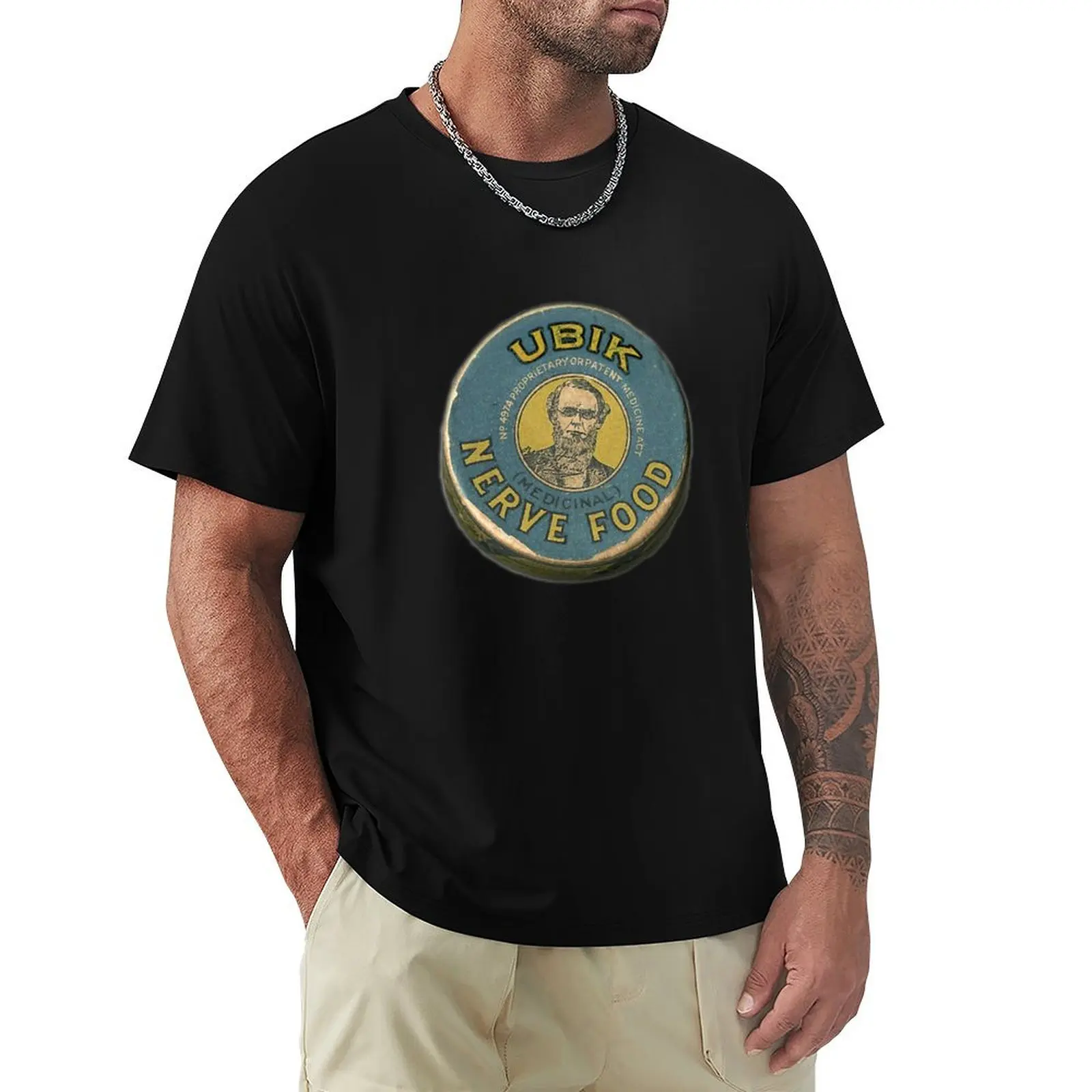 Ubik Brain Tonic and Nerve Food T-Shirt Quick Dry Fishing T-Shirt