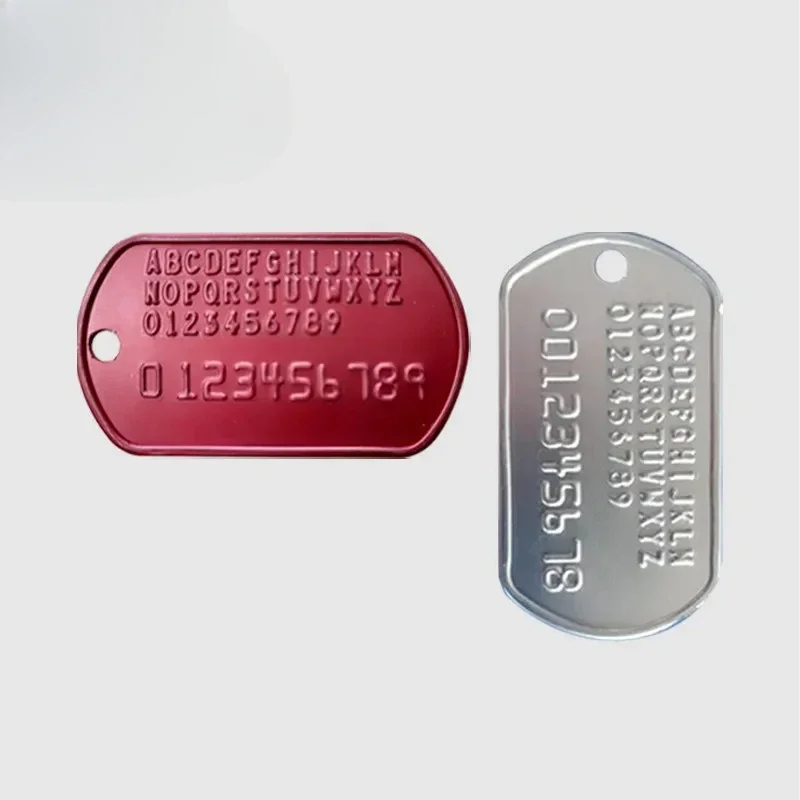

72-пись Dog Tag ID металлическая машина для штамповки бирки машина для тиснения