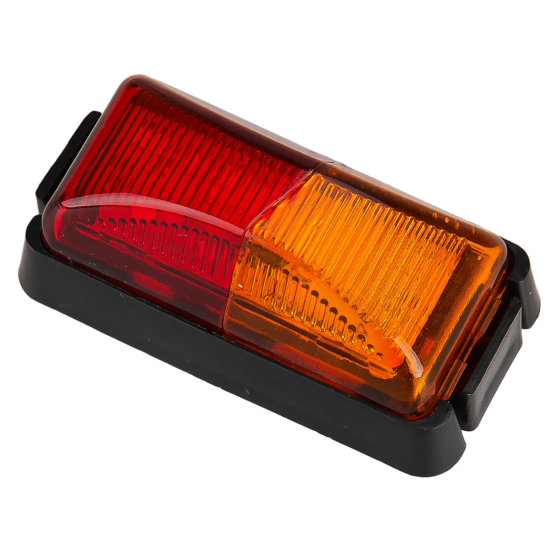 8-LED Red & Amber Side Marker Light Clearance Lamp for Car SUV Van Lorry RV Bus Boat Trailer Truck 10V-30V