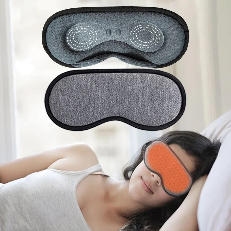 3D Eye Protection Steam Eye Mask Electric Heating Hot Intelligent Heating Sleep Shading USB Connection