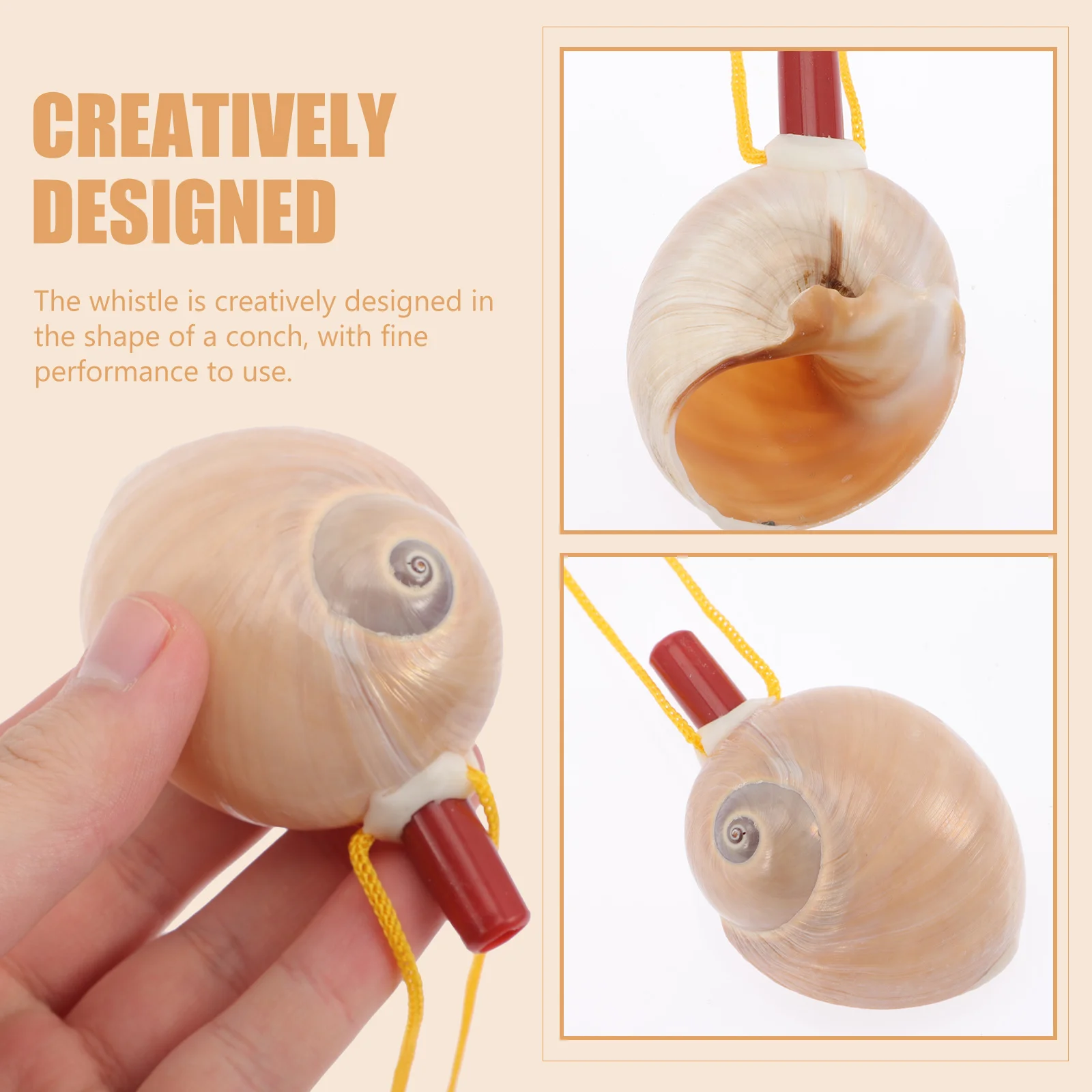 

10 Pcs Conch Whistle Gift Plaything Kid Kids Noisemakers Shell Toy Whistles for Party Child Shaped