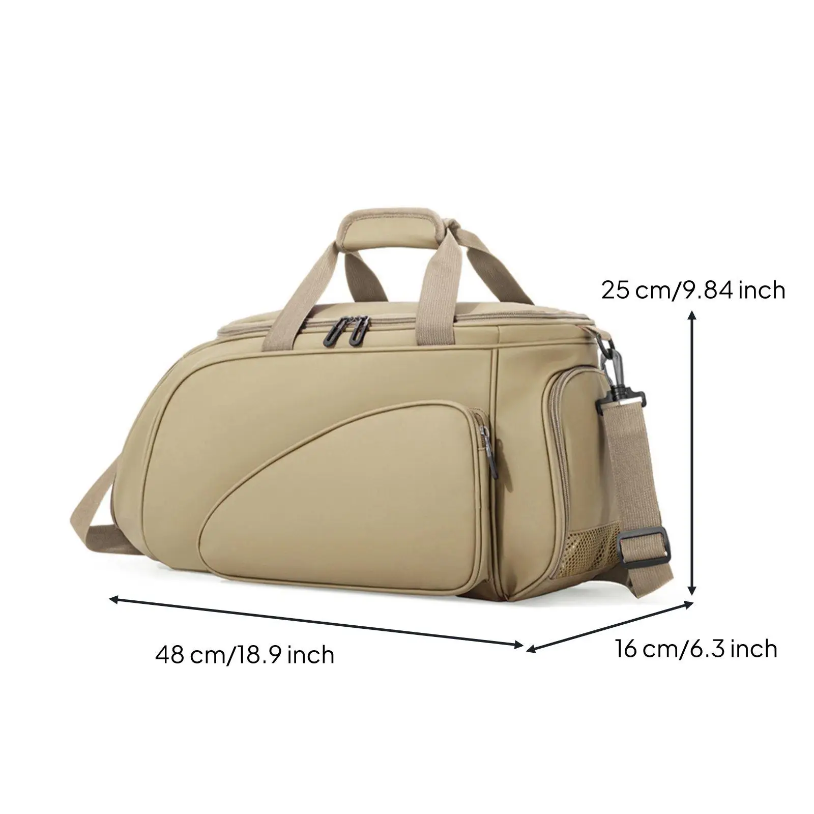 Table Tennis Bag Wet and Dry Separation Large Capacity Sports Bag for Athletes