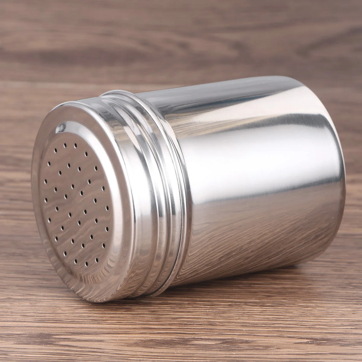 

2Pcs Stainless Steel Spice Jars Large Size Fine Mesh Powder Shaker Seasoning Salt Pepper Baking Cooking