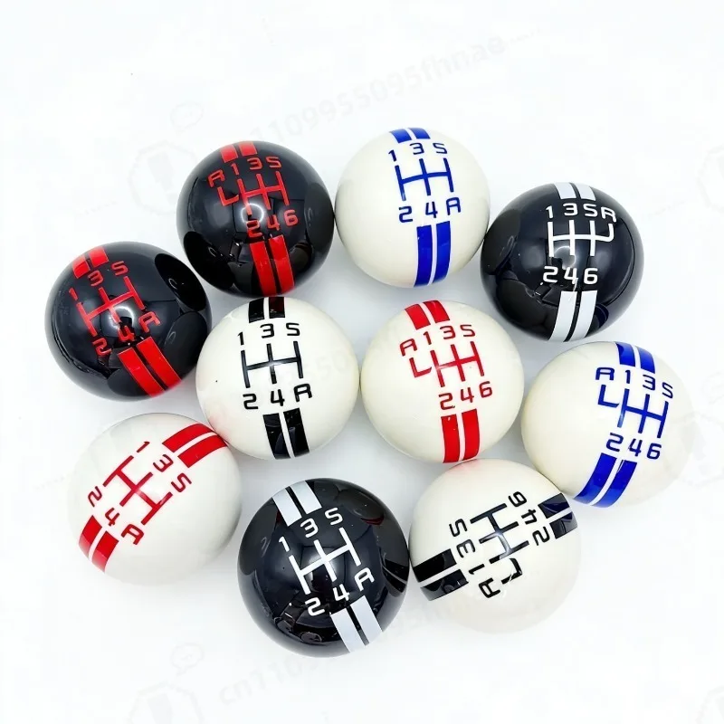 Universal Car Shift Knob Racing Style Ball Gear Shifter Head Manual Automatic Vehicle Modification Gear Stick