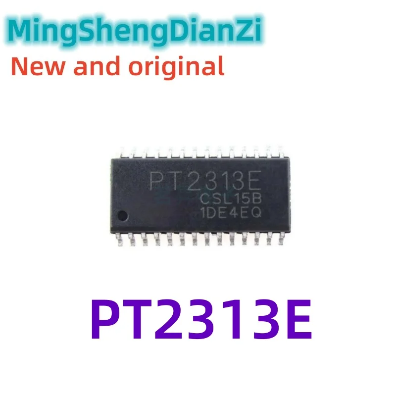 5PCS New Original PT2313E PT2313 SOP28 Front Level Adjustable Electronic Volume IC