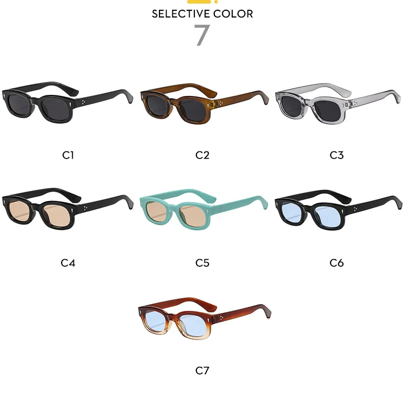Small Frame Fashion Square Sunglasses for Men and Women