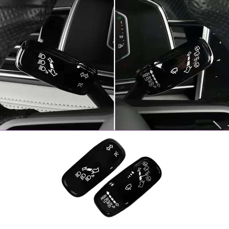 For VW Golf 7 7.5 MK7 Golf 8 MK8 Tiguan L Accessories Interior Steering Wheel Headlight Switch Control Cover Wiper Switch Trim