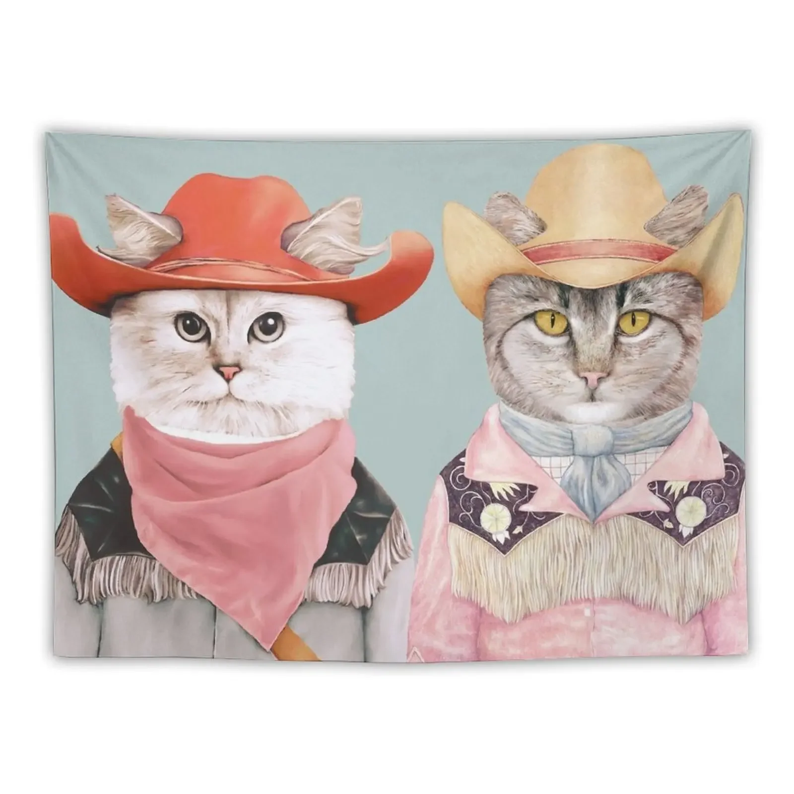 

Cowboy Cats Tapestry Wall Tapestries Cute Room Things Home Decor Aesthetic Outdoor Decor Tapestry