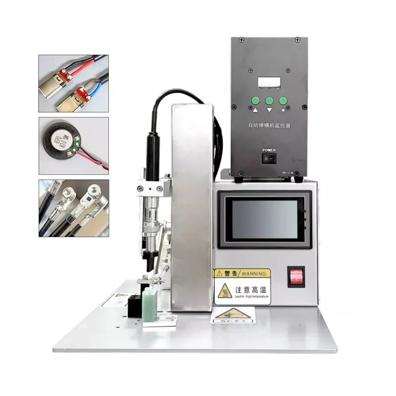 

Semi automatic soldering machine, electronic circuit board, foot operated switch, USB soldering spot welding machine