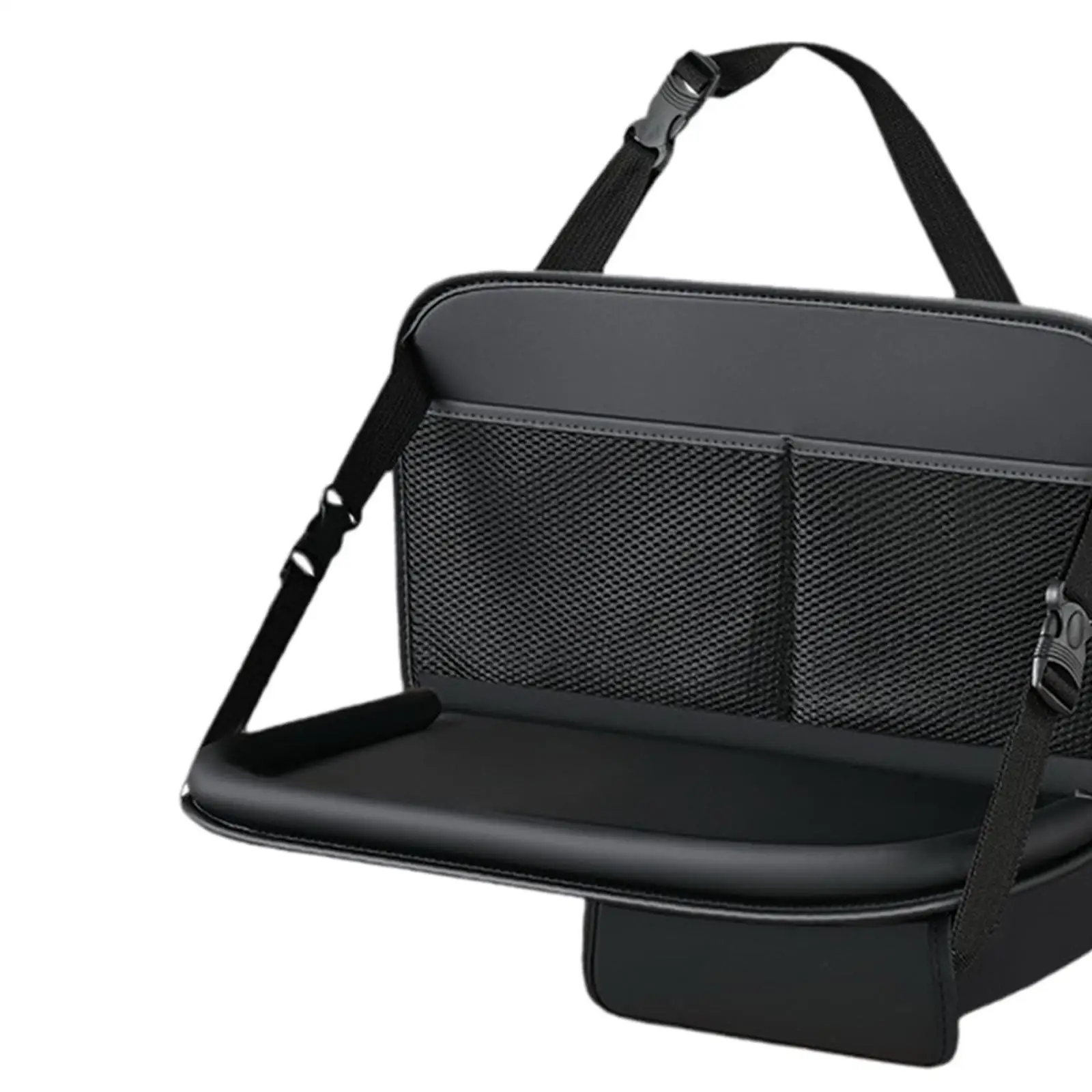 Car Back Seat Organizer PU Leather Practical Accessory Multi Pocket Easy Installation Universal Car Dining Table Storage Bag