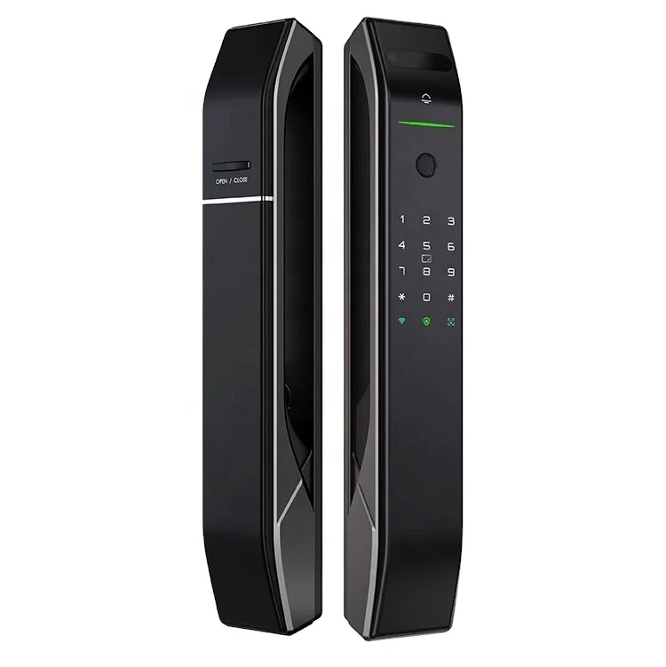 

Electronic Automatic Biometric Fingerprint Face Recognition Lock Tuya APP Wifi Card 3D Face Detection Smart Door Lock