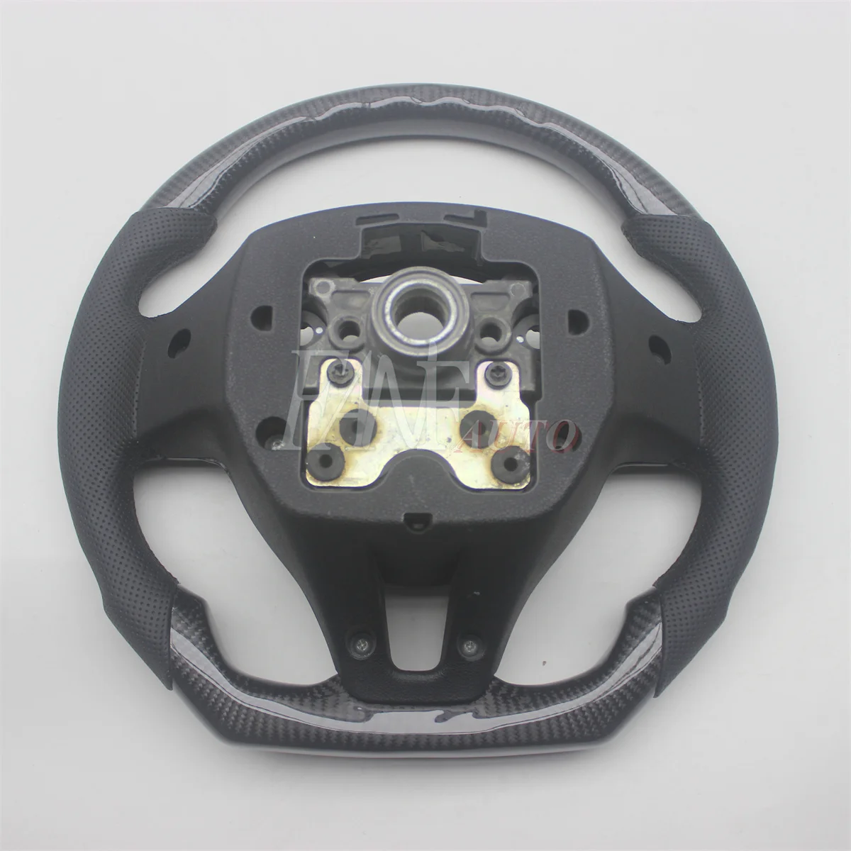 Replacement Real Carbon Fiber Steering Wheel with Leather for Kia Optima K5 2016-2018