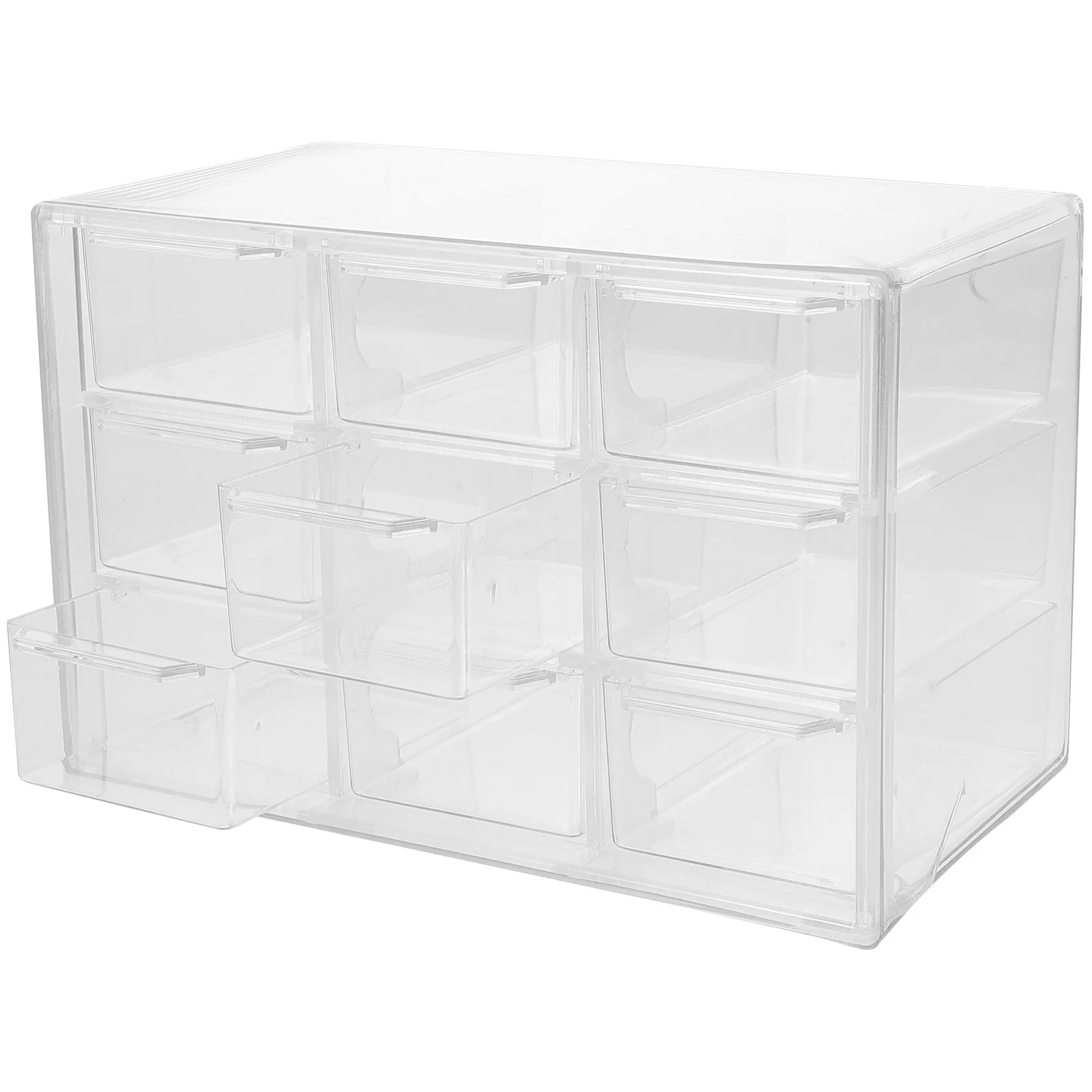 

Multifunctional Drawer Storage Box Removable Dividers Jewelry Organizer Desktop Sundries Container Plastic Organizer For
