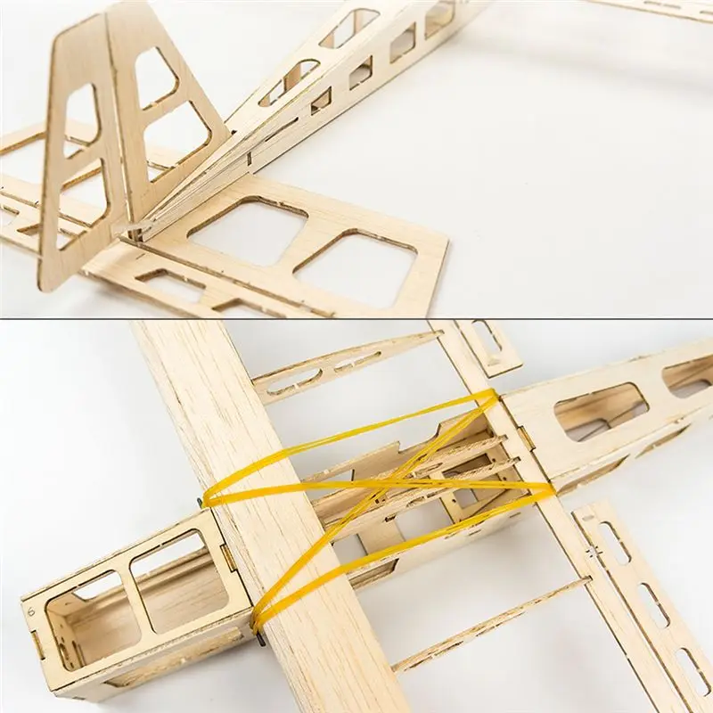 R03 STICK-06 Airplane 580Mm Wingspan Balsa Wood DIY Electric Aircraft RC Flying Version Unassembled Easy Install Single