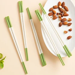 5Pairs Food Grade Silicone Chopsticks High Temperature Resistant Steel Core Mold Resistant Chopsticks Home Anti Slip Chopsticks