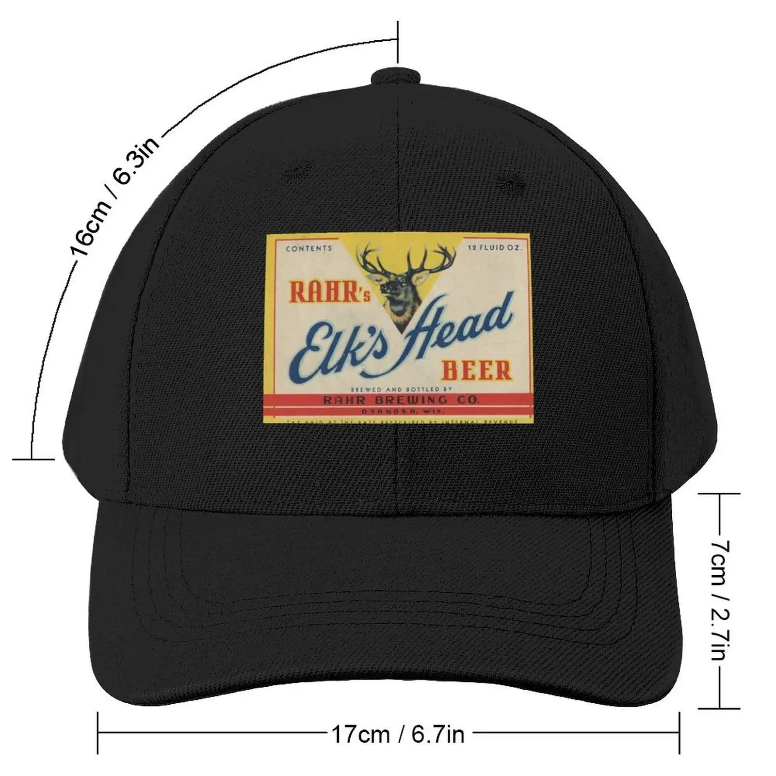 Rahr's Elk's Head Beer Baseball Cap Horse Hat foam party Hat Woman Hats Men's