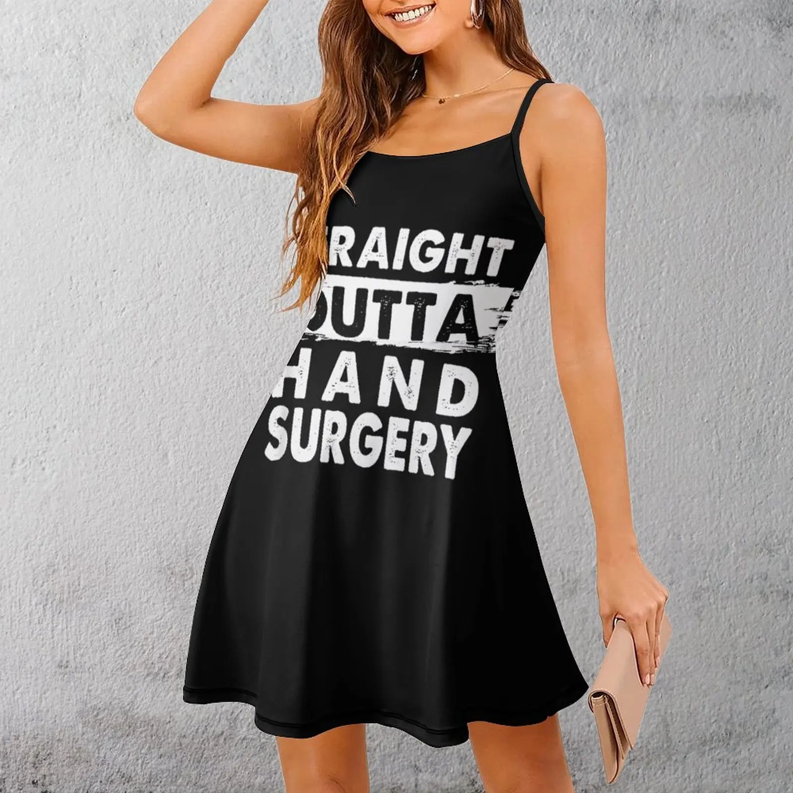 

Сексуальная женская одежда, платья, прямая футболка для хирургии рук, женское платье на бретельках, забавные вечеринки, юмор, графика