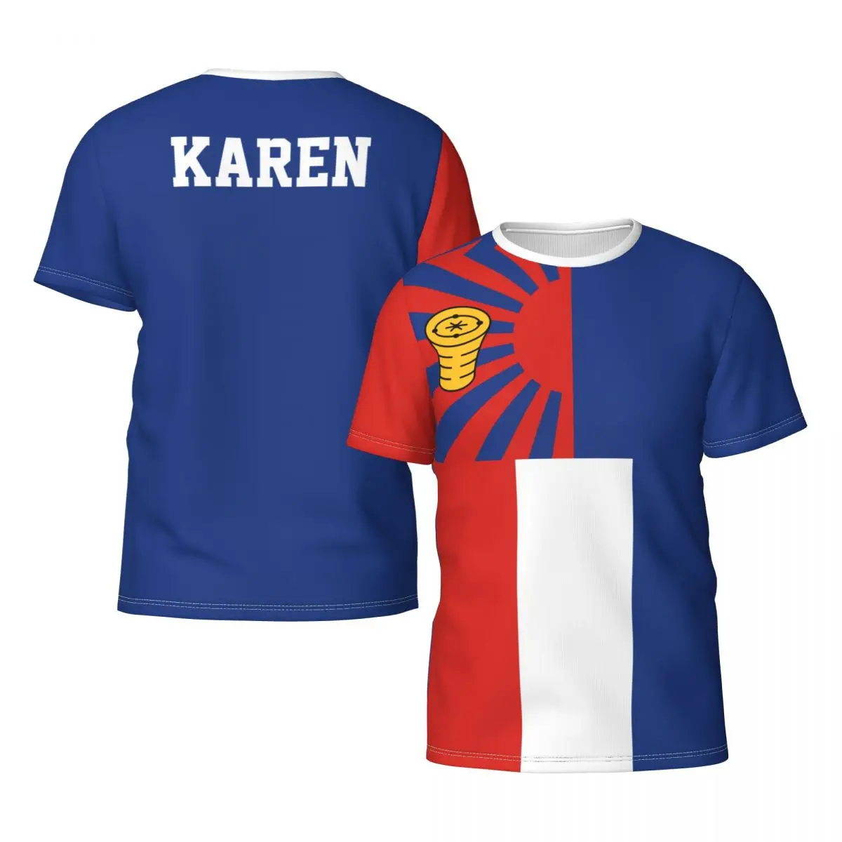 Karen Flag 3D Printed Fashion T Shirt Men Women Summer Casual Short Sleeve Harajuku Streetwear T-shirt