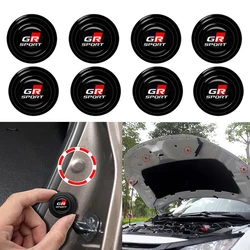 Car Door Shock Stickers Hood Trunk Anti-collision Silicone Adhesive Pads For Toyota Chr Corolla Aygo Yaris Avensis T25 T27 Rav4