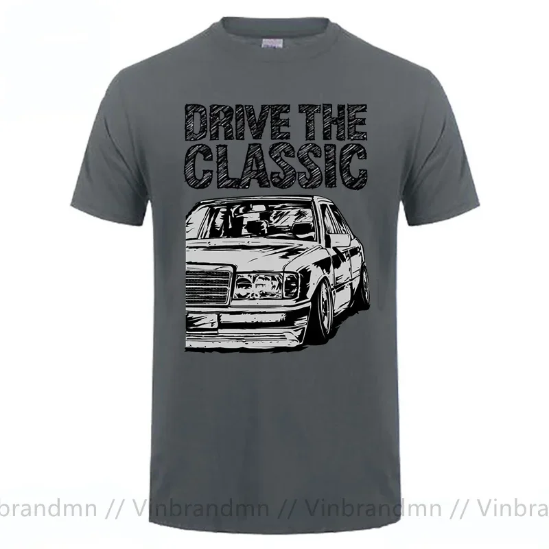 For Man New T Shirt S-6XL Drive The Classic Car W124 W201 t shirt Tops design 2022 New Arrival Fashionable T shirt Newest Summer view 5