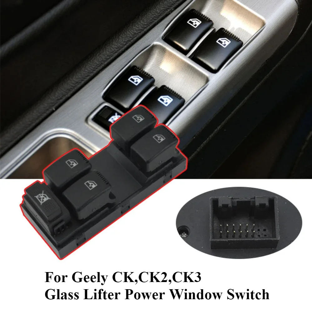 

Car Window Glasses Lifting Switch For Geely CK,CK2,CK3 Glass Lifter Power Window Switch Button Accessories