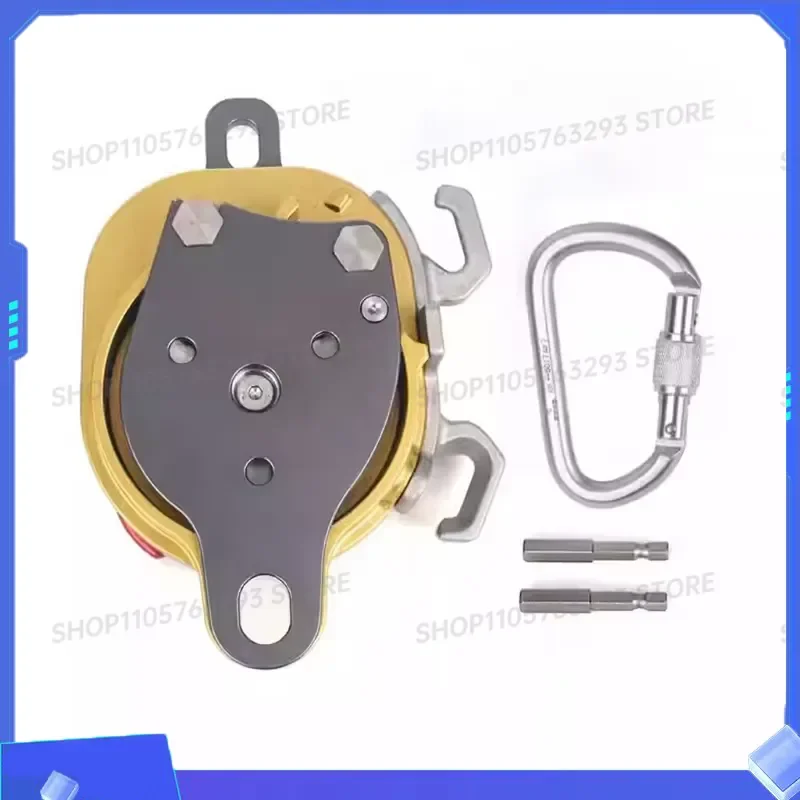 for CCD CCR Descender Uplifter Double Force System One way Pulley 1PC New Aerial Work Electric Drill Drives Pulley