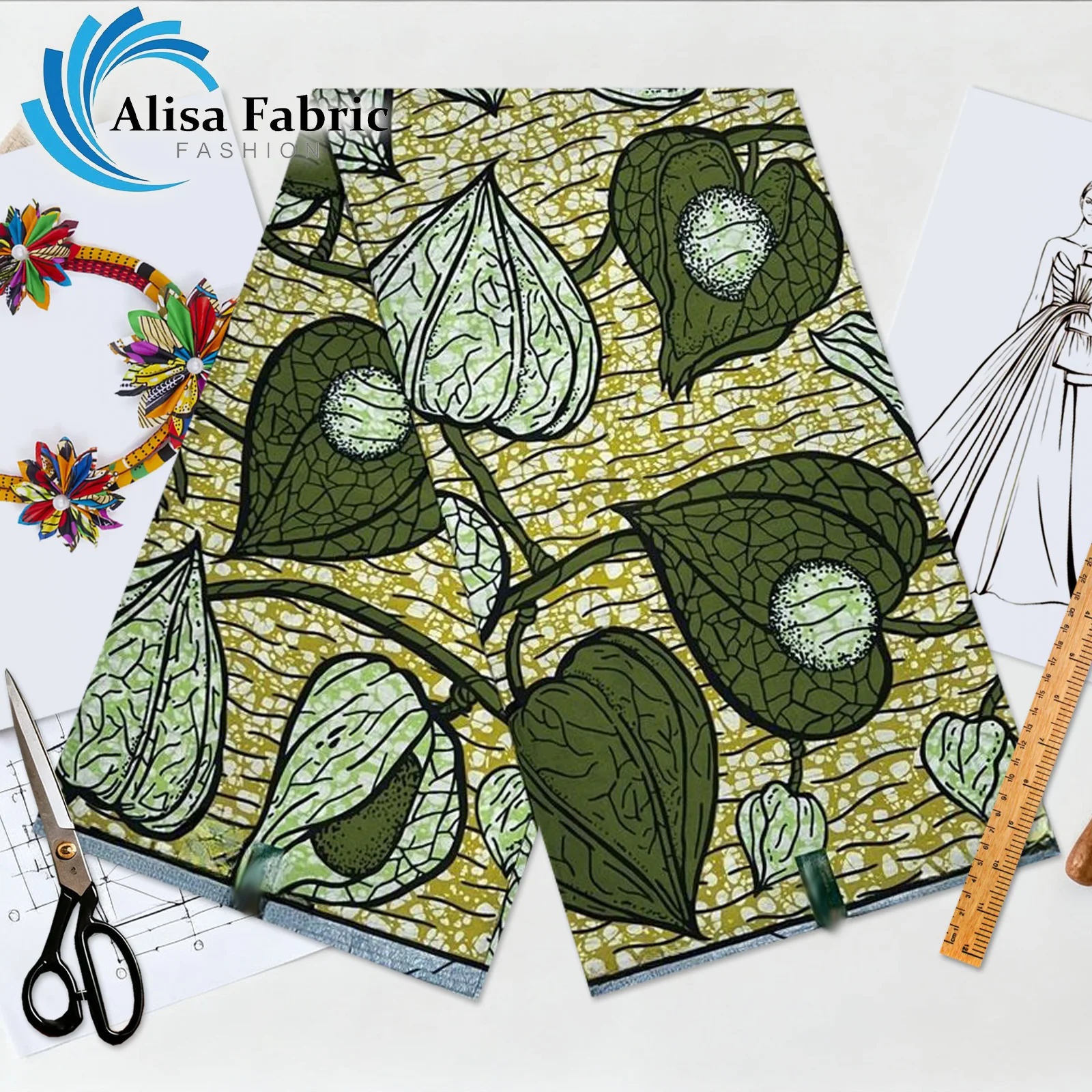 

2025 newest African super wax fabric high quality 6yards veritable guaranteed nigerian fabric for fashion dress