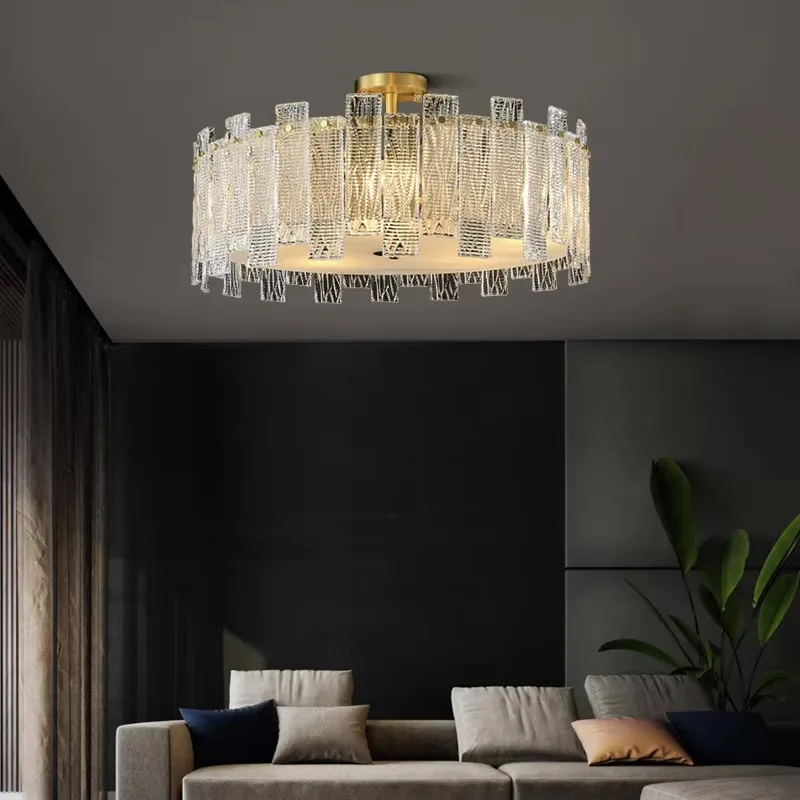 ما بعد الحداثة مصمم النحاس LED AC ضوء السقف جو بسيط لغرفة المعيشة غرفة نوم أو الدراسة