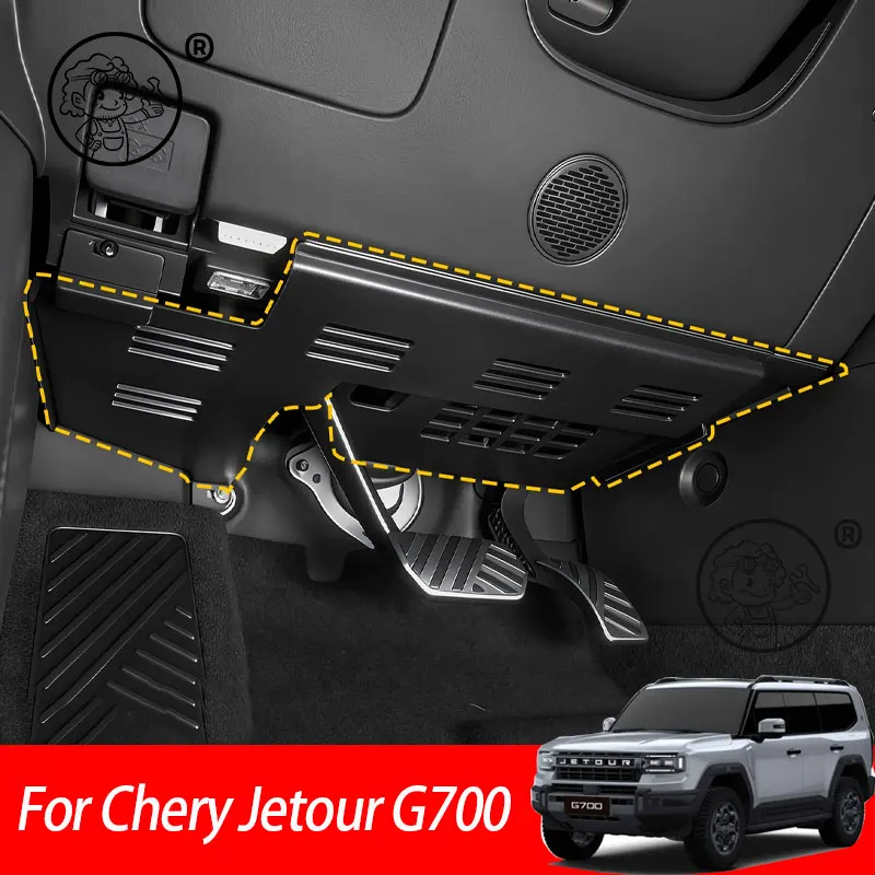 

For Chery Jetour G700 2026 2027 Driver Side Dashboard Lower Panel Cover Anti-Kick Protection Board Car Interior Accessories
