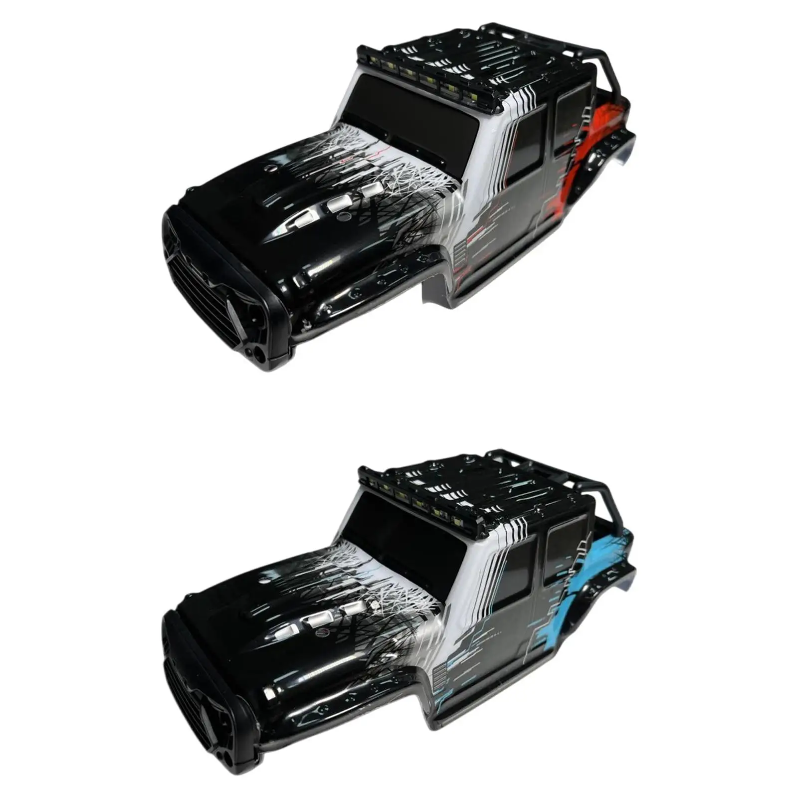 1/14 RC جسم السيارة قذيفة هواية لعبة ملحقات السيارة تعديل لتقوم بها بنفسك سهلة التركيب استبدال قذيفة ل 16101 16102P #2