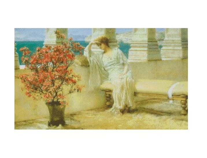 

Садовый набор для шитья девушки и цветы 18CT 16CT 14CT без печати наборы для вышивки крестом искусство вышивки DIY рукоделие ручной работы домашний декор