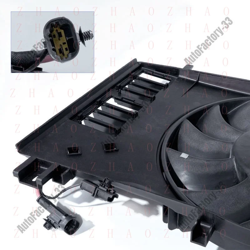 L+ Auto Cooling Fan Motor 9802840680 For Citroen C5 14-17/C6 16- /Peugeot 508 11-15