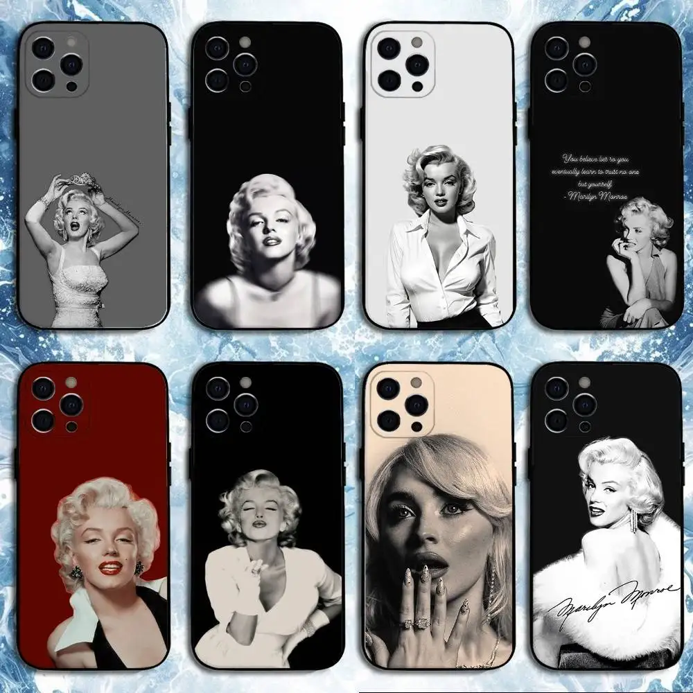 

Singer M-Madonna Phone Case For iPhone 16,15,14,13,12,11 Plus,Pro Max, Soft Silicone Black Cover