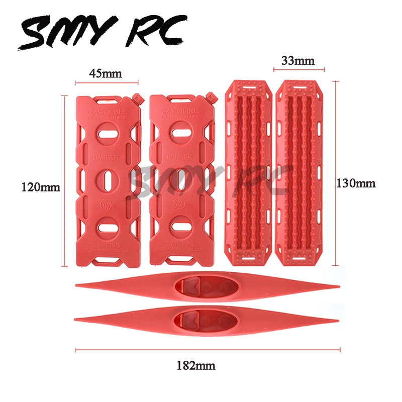 Plastic Sand Ladder Recovery Ramps Board for 1:10 RC Crawler Axial SCX10 TRX-4 TRX-6 Tamiya CC01 RC Car Accessories