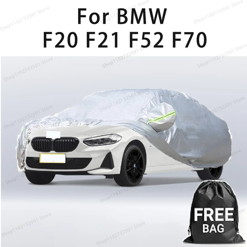 

For BMW F20 F21 F52 F70 Car Cover Full Covers with Reflective Strip Dustproof UV Scratch-Resistant Sunscreen Protective cover