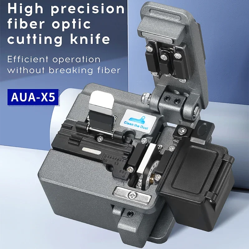 AUA-X5 COMPTYCO Hoge Precisie Vezelmes FTTH Koude Hot Melt Verbinding Optische Vezelkabel Snijmes 16-Gezicht Blade