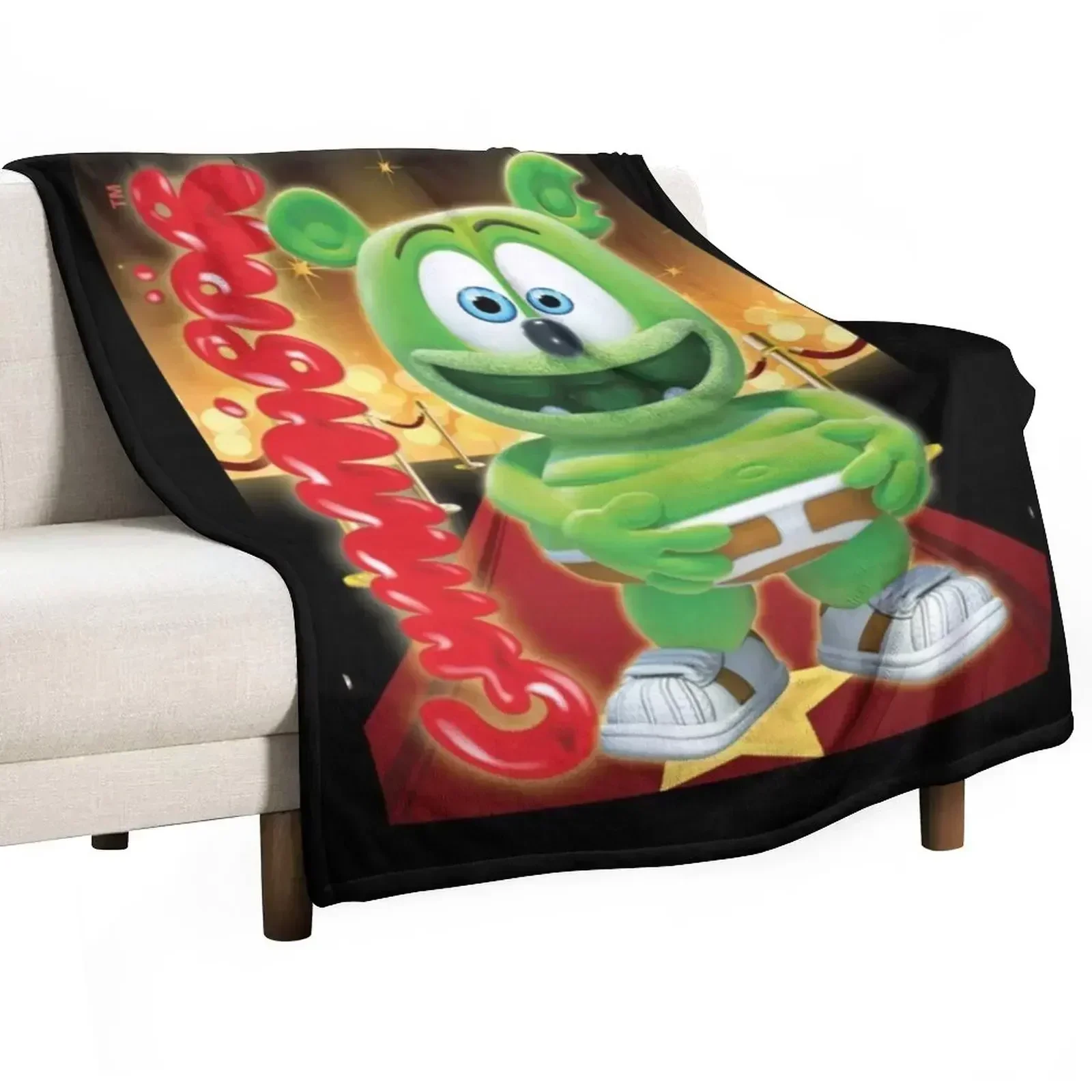 

Gummibar (the Gummy Bear) Redcarpet Throw Blanket Luxury Throw Fashion Sofas Blankets