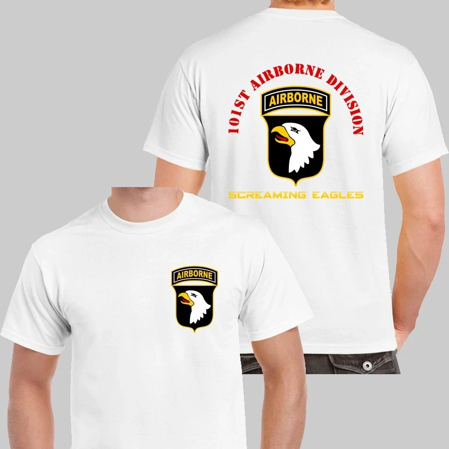 101st Airborne Div Screaming Eagles Retro Military History Style T-shirt