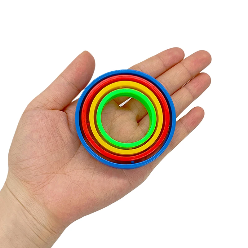 1pc Finger Stress abbau sensorisches Spielzeug 3d Unendlichkeit Eversion Fingers pitze Kreisel Spinner Stress abbau Spielzeug für Kind Erwachsene lässig Geschenk